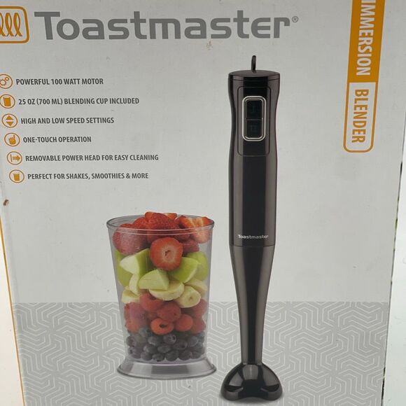Toastmaster Immersion Blender TM-202IB | New Hand Blender with 25oz Blending Cup - Picture 5 of 12